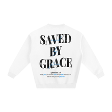 Saved By Grace Fleeced Sweatshirt - Snow